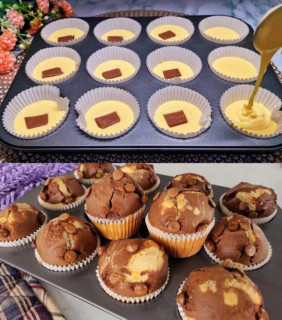 Schnelle Schoko-Muffins in nur 3 Minuten vorbereitet