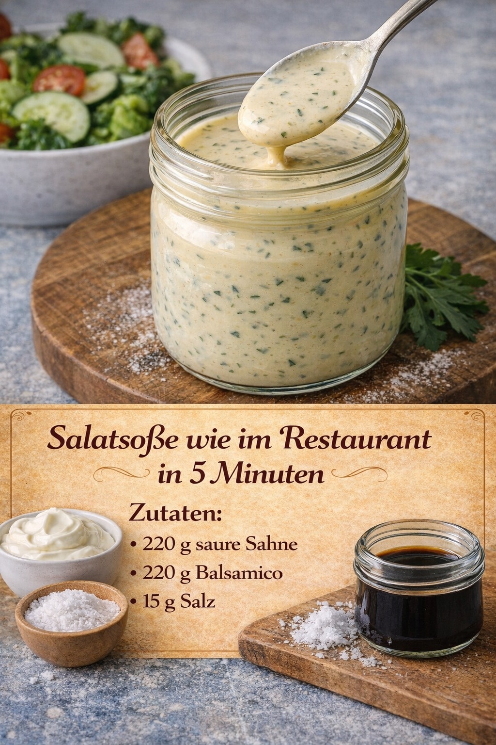 Salatsauce Wie Im Restaurant